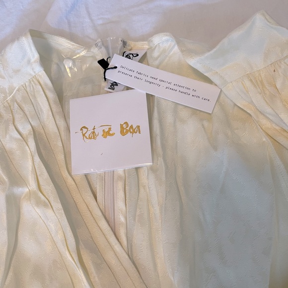 Rat and Boa Isabella Ballon Sleeve Dress NWT - Picture 4 of 4